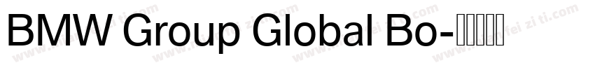 BMW Group Global Bo字体转换
